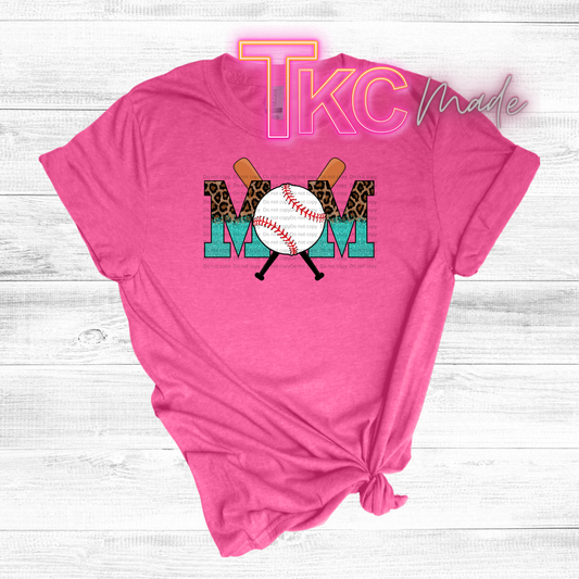 leopard baseball mom