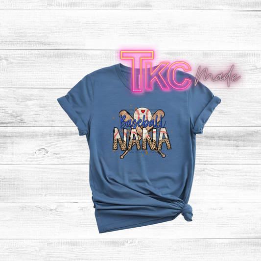 Baseball Nana Leopard