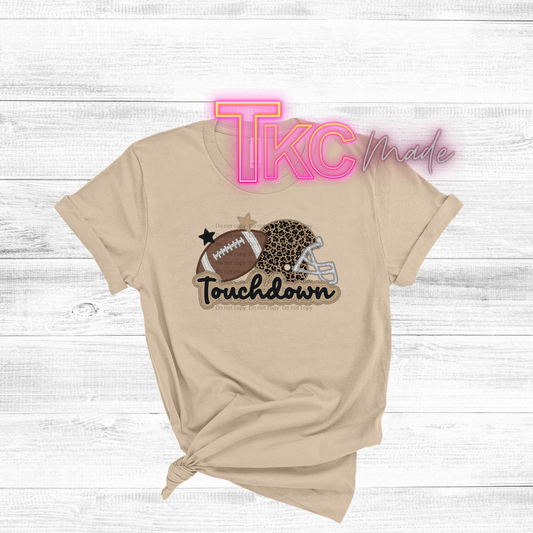 Touchdown football leopard neutral