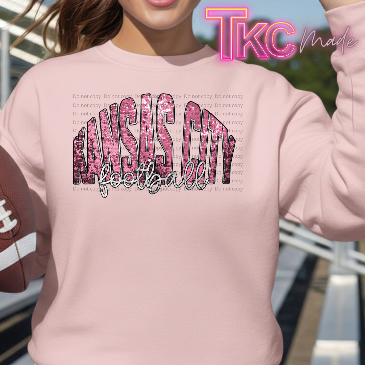 faux sequin Pink Kansas City