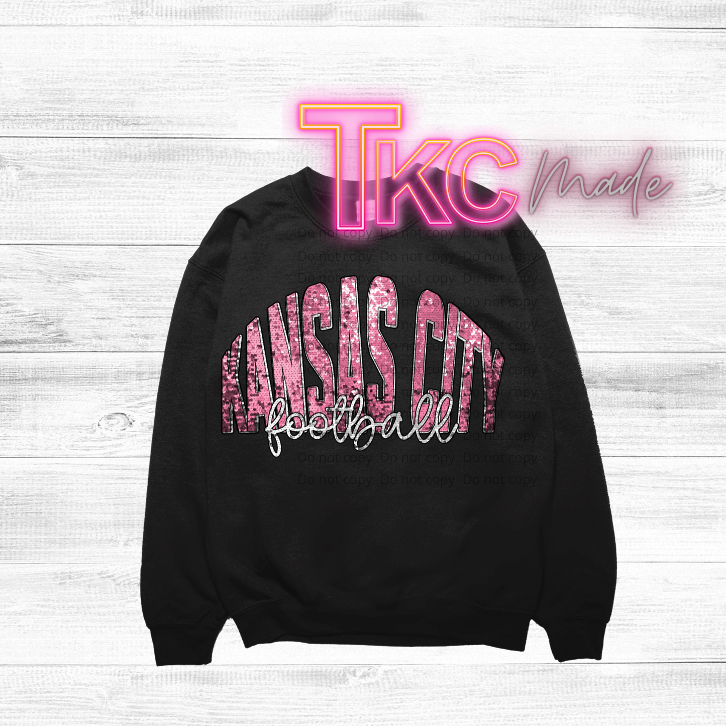 faux sequin Pink Kansas City