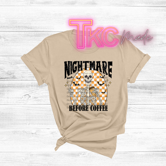 Nightmare before Coffee Skeleton