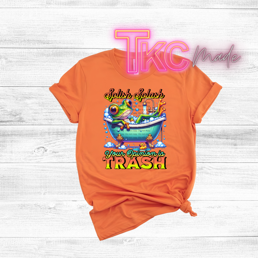 Frog splish splash your opinion is trash