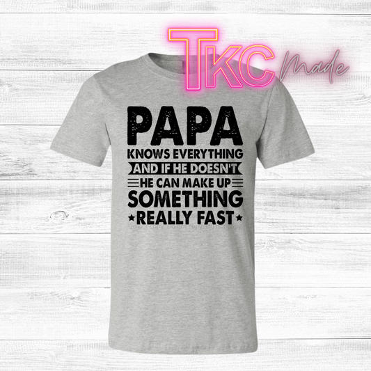 Papa knows everything