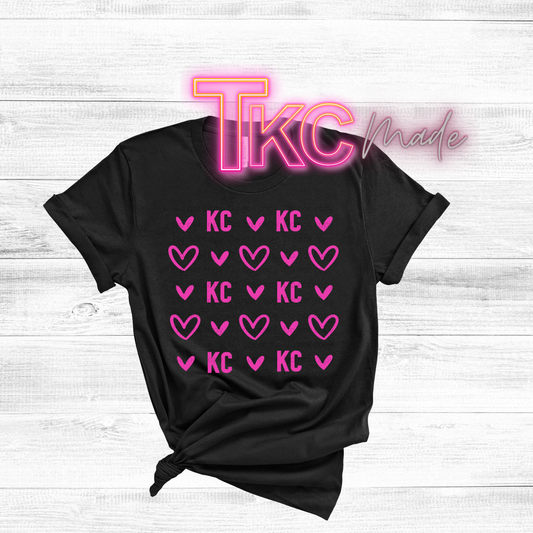 Pink KC heart