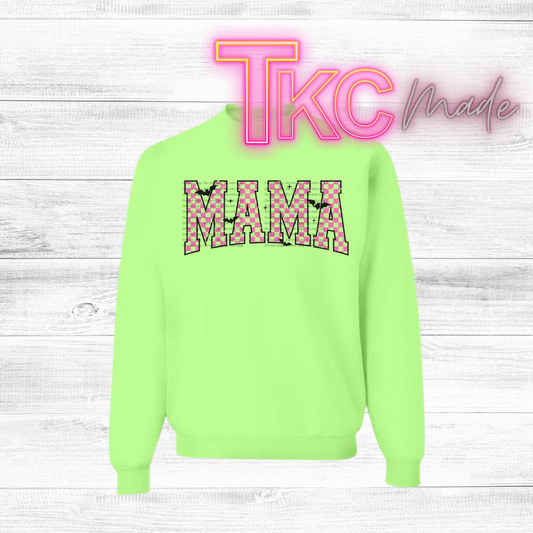 pink Mama checkered bats