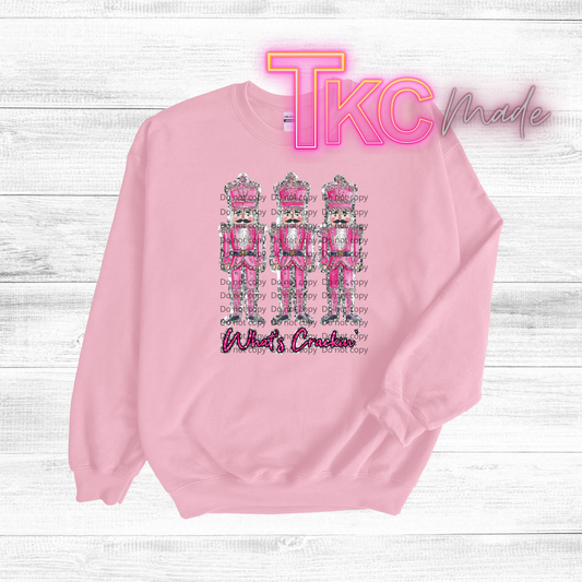 Pink What's crackin' Nutcracker