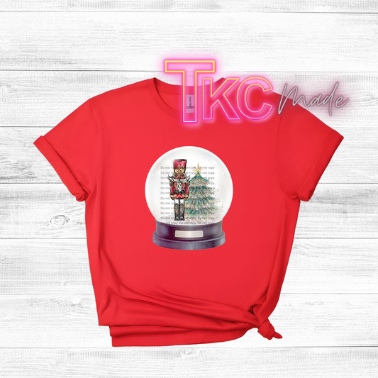 Nutcracker snow globe