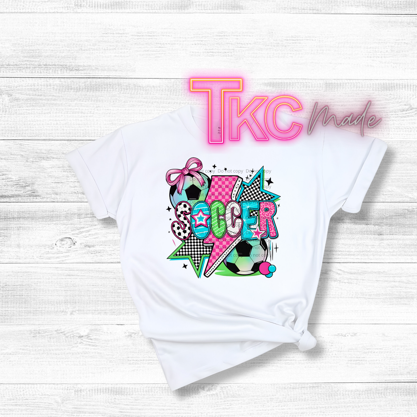 Soccer lighting bolt