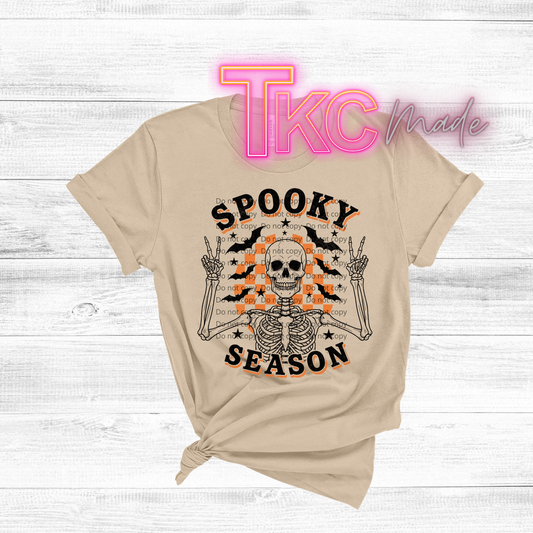 Spooky season skeleton