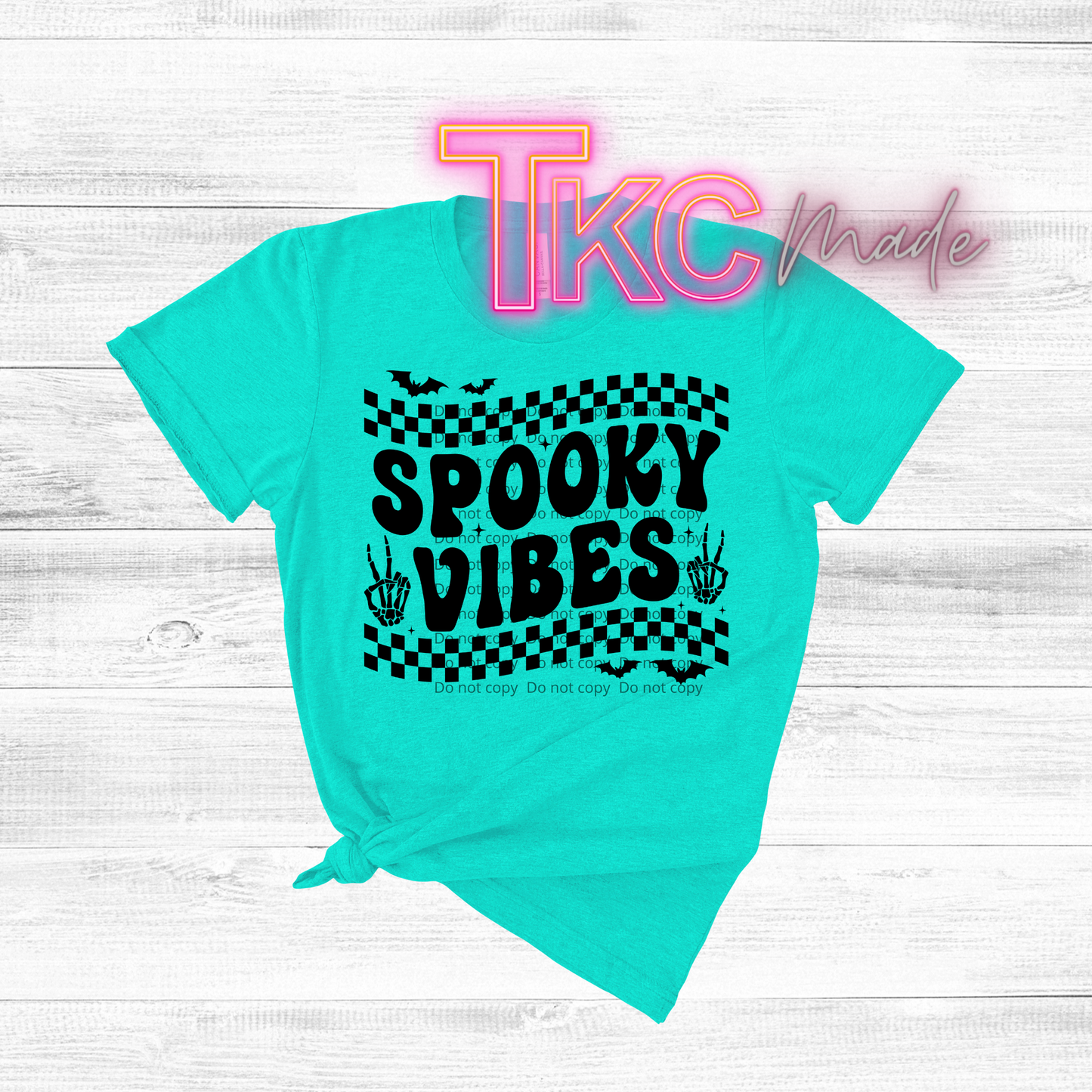 Spooky vibes checkered