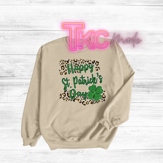 St. Patrick's Day leopard print