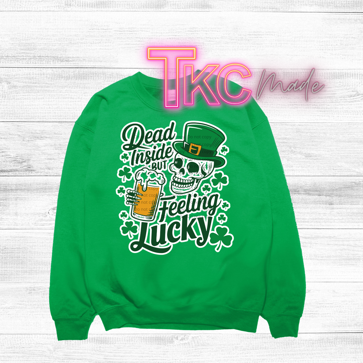 Skeleton dead inside but feeling lucky