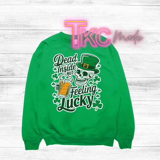 Skeleton dead inside but feeling lucky