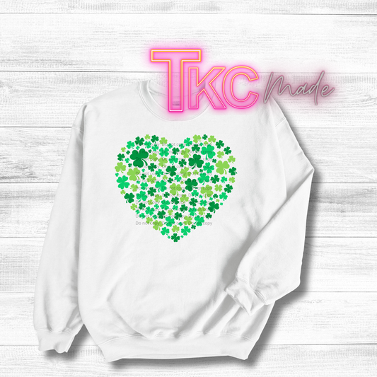 St. Patrick's Day clover heart