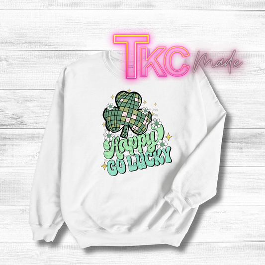 Happy go lucky shamrock