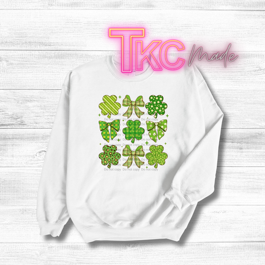 St Patrick's Day coquette clovers