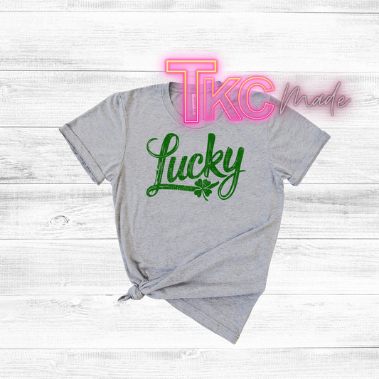 distressed lucky