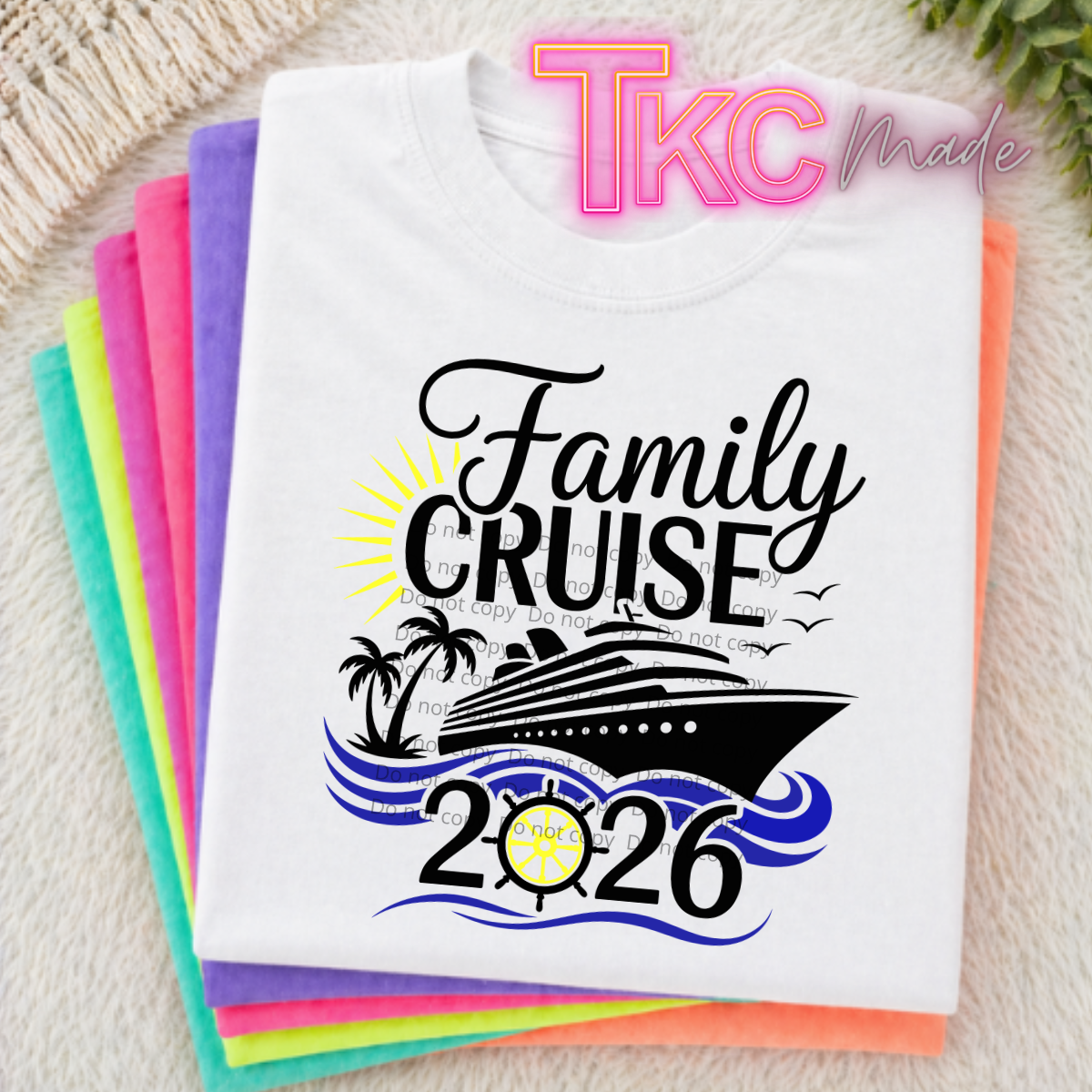 family cruise matching shirts 2026