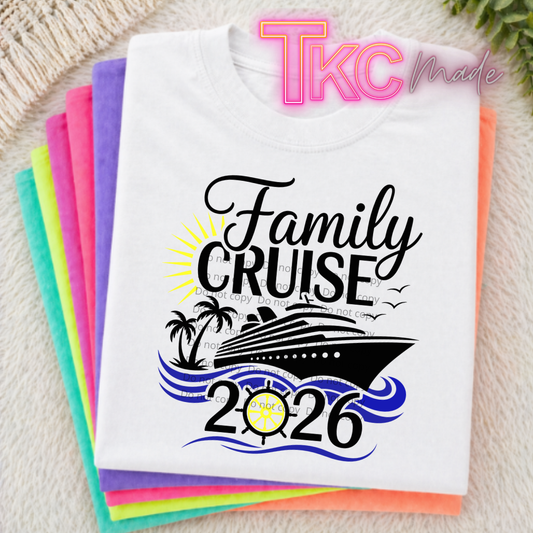 family cruise matching shirts 2026