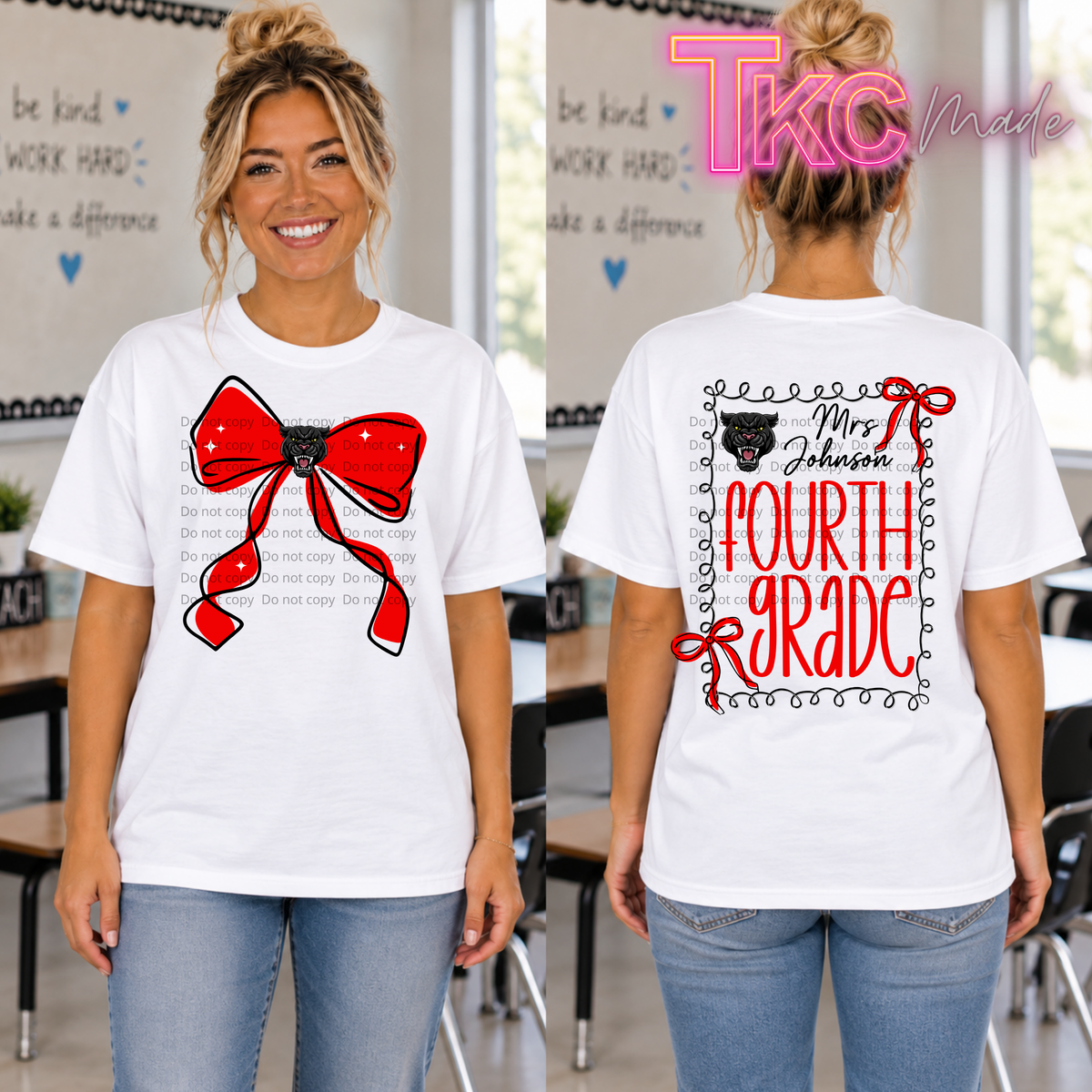 Teacher coquette mascot