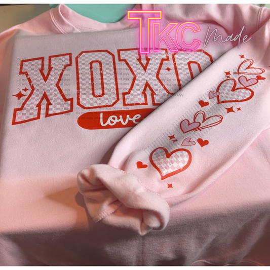 XOXO Love checkered