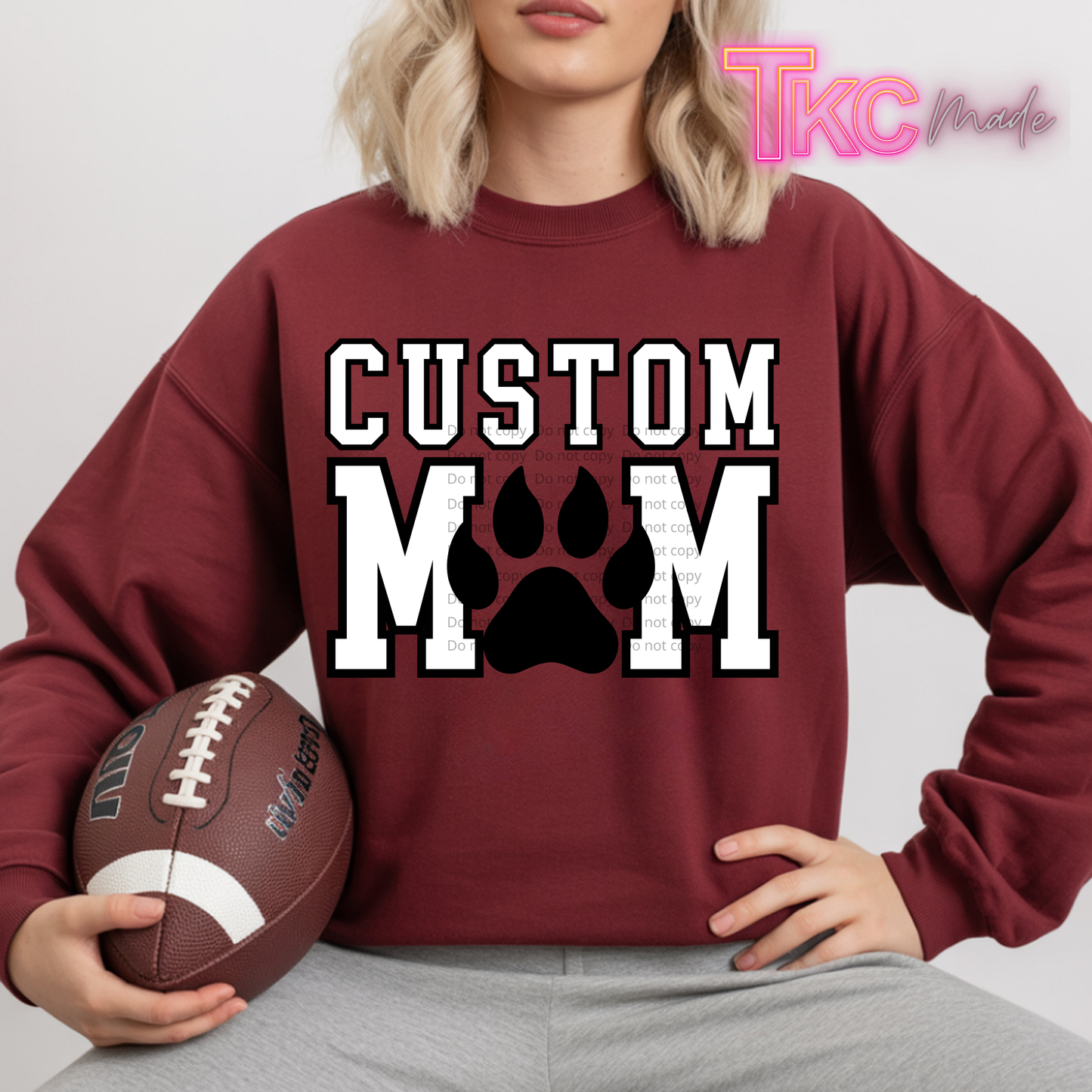 Custom school logo Mom